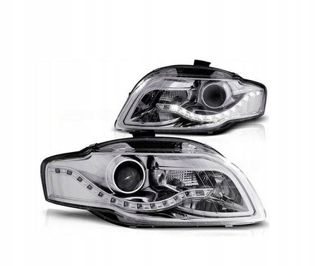 Audi A4 B7 CHROM DAYLIGH světlomety