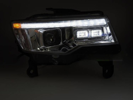 LED chromové lampy pro Jeep Grand Cherokee WK 14-21