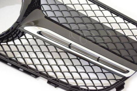 MŘÍŽKA MERCEDES X204 GLK 12-15 CHROM ČERNÁ