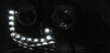Světlomety Vw Golf V 5 03-09 led drl černé