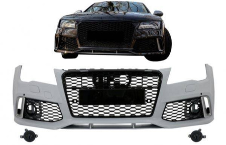 PŘEDNÍ NÁRAZNÍK A7 4G 10-14 RS7-OPTIK ČERNÝ