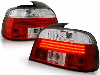 LED zadní světla nová BMW 5 E39 SEDAN 95-00 RED WHITE LED