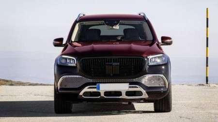 MŘÍŽKA MERCEDES W167 GLS LOOK MAYBACH ČERNÁ