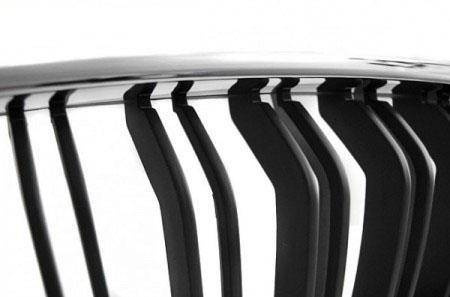 MŘÍŽKA (LEDVINOVÁ) BMW F10/F11 LOOK M5 ČERNÁ/CHROMOVÁ