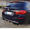 DIFUZOR BMW F10 F11 10-18 LOOK M5 CARBON BLACK