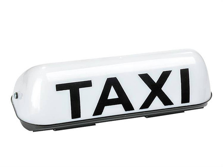 Lampa TAXI, diagonální, LED, bílá