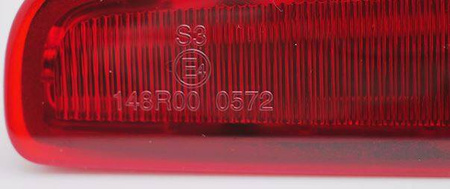 Brzdové světlo červené LED pasuje na dvojité dveře WVt5 03-15 / t6 15-19