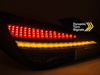 Zadní LED světla pro Mercedes CLA C117 13-16 černá červená kouřová