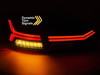 Diodové svítilny RED LED BAR pro VW Jetta VI 11-14