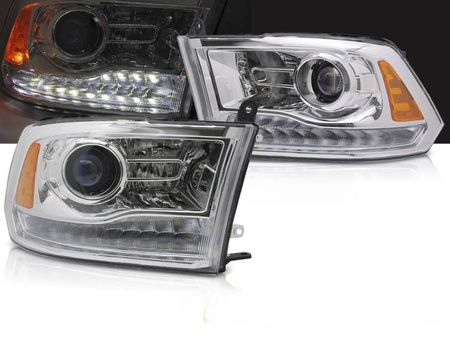 Dodge Ram 09-18 CHROME světlomety