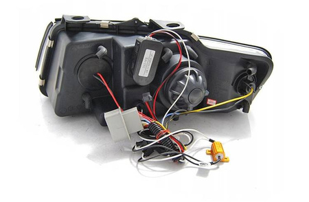 Přední světlomety Audi A4 B6 Cabrio 02-06 chromované