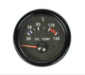 Vzhled hodin teploty oleje VDO