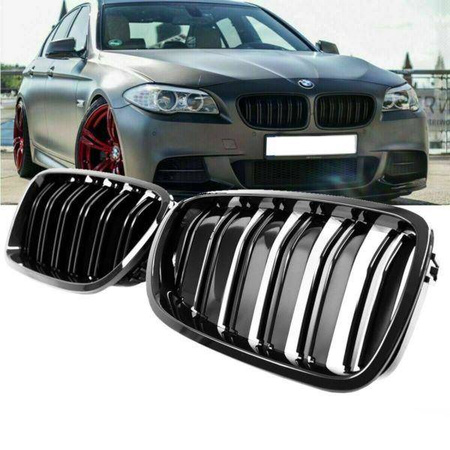 BMW F10 F11 F10- M5 MASKA BLACK CARBON S LEDOVÝM VZHLEDEM