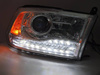 Dodge Ram 09-18 CHROME světlomety
