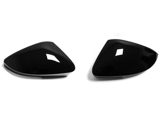 Kryty bočních zrcátek pro Škoda Octavia Mk3 VW T-ROC lesklá černá