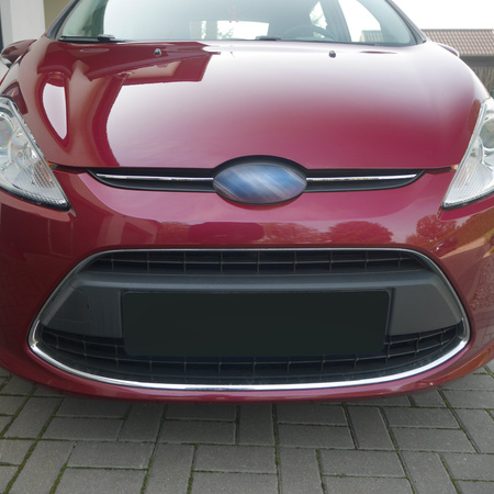 Ozdobné lišty mřížky přední masky pro FORD FIESTA VII 2008-2012 HB