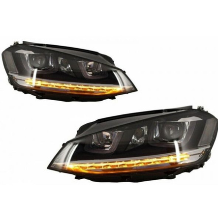 SVĚTLOMETY PRO VW GOLF VII 13-17 U-STYLE LED