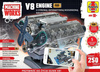 Model motoru V8 Haynes k sestavení