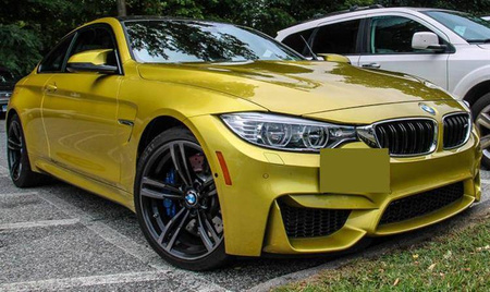 MŘÍŽKA (LEDVINOVÁ) BMW F32 F33 F36 13- M4 ČERNÁ CHROMOVÁ