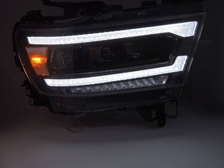 Světlomety full LED černé pro Dodge Ram 19-22