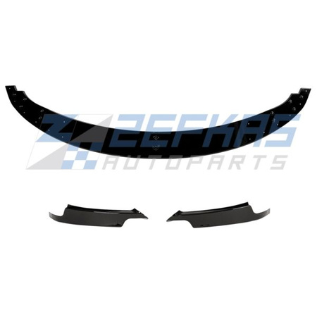 PŘEDNÍ DIFUZOR BMW E90 E91 05-11 ČERNÝ LESKLÝ
