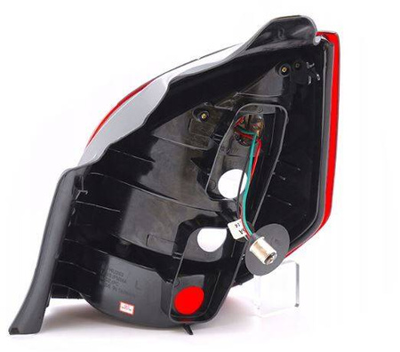 Červeno-bílé LED žárovky pro Citroen c2 03-10
