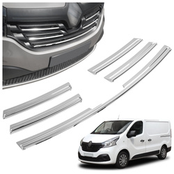 Lišty přední masky Grill Renault Trafic 2014+