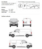 Plošinový střešní nosič Peugeot Expert III L3H1