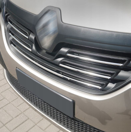Ozdobné lišty mřížky přední masky pro RENAULT TRAFIC III 2014-2019