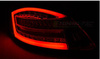 Porsche boxster 05-08 červené kouřové led světla