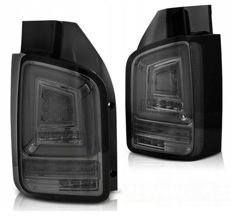 LED žárovky vw t5 03-09 kouřové plné led dts