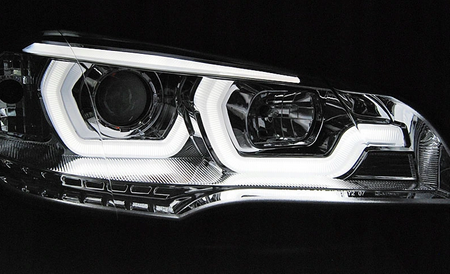 BMW X5 E70 07-13 Drl chromované 3d světlomety