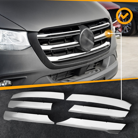 Lišty přední masky Mercedes Sprinter W907 18+