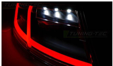 Audi tt 06-14 červená bílá led bar dts lampy