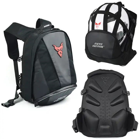 Batoh na motocyklovou přilbu Motocentric / Červená