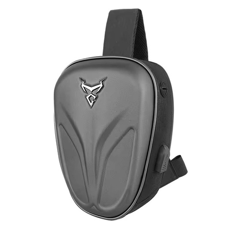 Motocentrická ledvinka přes rameno / Grey