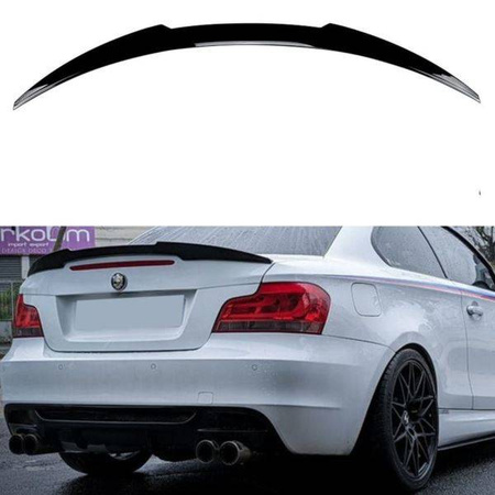 SPOILER BMW F82 COUPE 07-13 LESKLÁ ČERNÁ