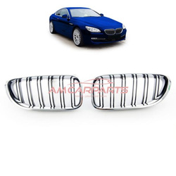 MŘÍŽKA BMW 6 F13 F12 F06 11-18 M STYLE ČERNÁ CHROMOVÁ