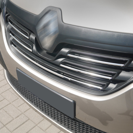 Lišty přední masky Grill Renault Trafic 2014+