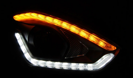 Suzuki Swift 6 Vi 17- Tube Black Led Dts lampy
