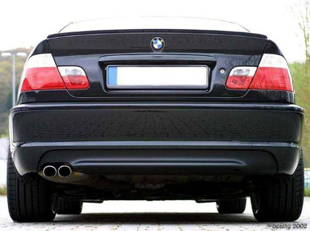 SPOILER BMW E46 4D M3 98-05 ABS MATNÝ ČERNÝ KUFR