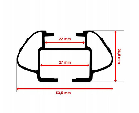 Střešní nosič VW T5 Tansporter 2003-2015
