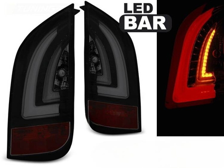 Zadní LED svítilny VW Caddy UP! / Škoda Citigo 11- SMOKE BLACK LED BAR