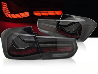 Zadní LED světla pro BMW F30 11-18 OLED kouřová