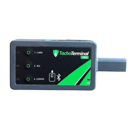 TachoTerminal Pro 3 se specializovanou aplikací TachoTerminal Bluetooth