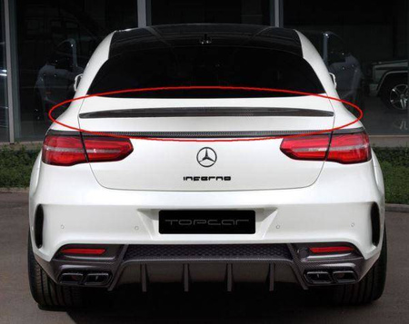 SPOILER ZADNÍCH DVEŘÍ MERCEDES GLE COUPE C292 LESKLÝ BL
