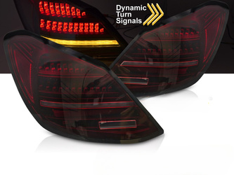 Zadní LED světla Mercedes C-CLASS W205 14-21 Červená černá