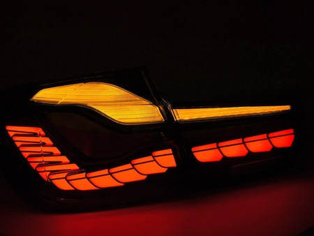 Zadní LED světla pro BMW F30 11-18 OLED kouřová