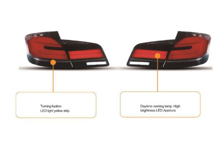 ZADNÍ SVĚTLA BMW F10 10-17 LOOK G30 LCI