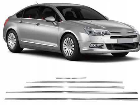 Okenní lišty na boční okna pro CITROEN C5 2008-2017 SEDAN